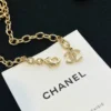 Chanel CC tiger LOGO pedant necklace