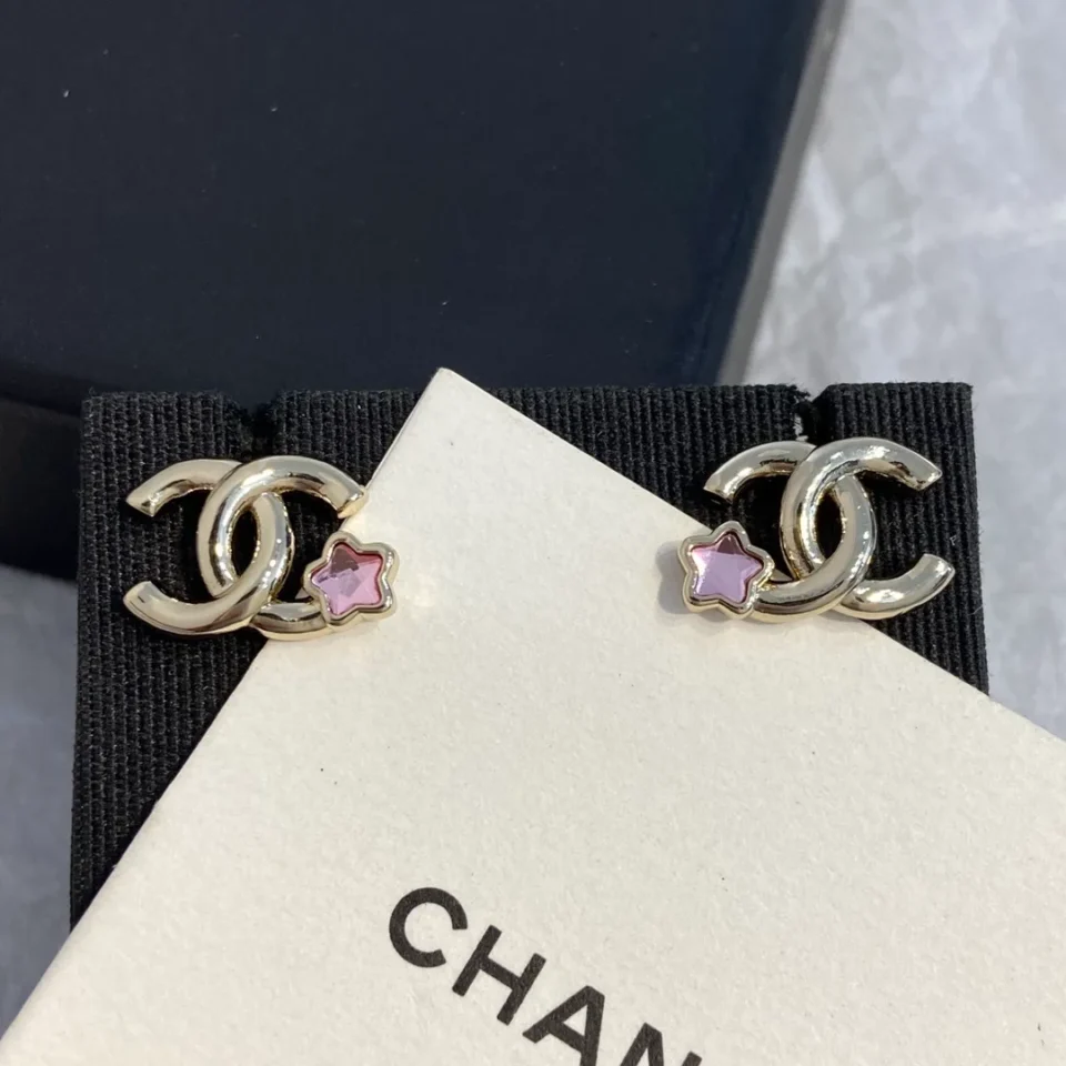CHANEL earrings with stars