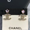 CHANEL earrings with stars on  the top