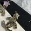 CHANEL earrings with stars on  the top