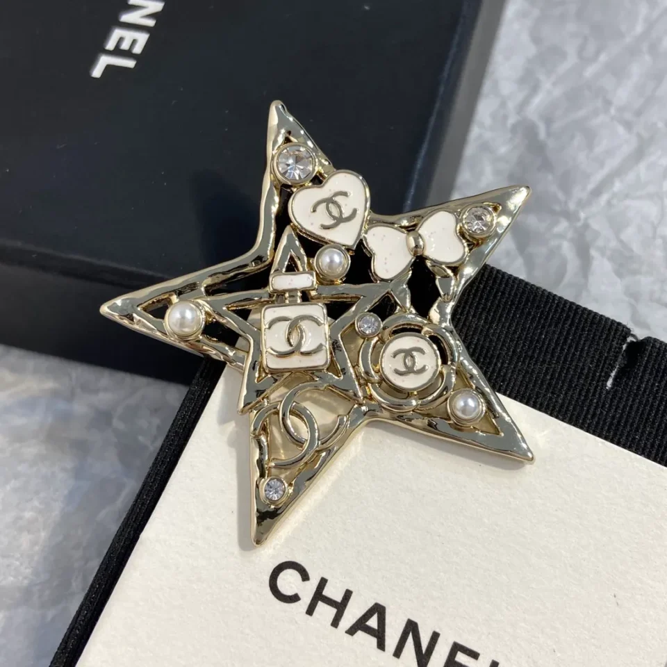 Chanel star brooch