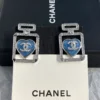 CHANEL perfume bottle earrings