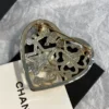 Chanel heart brooch