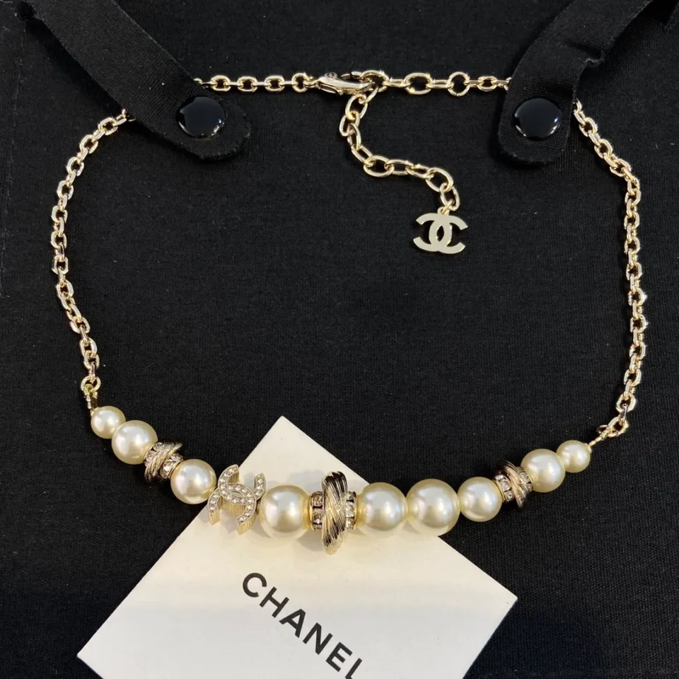 Chanel Pearl-crystal necklace