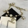Chanel bracelet with pearl and logo
