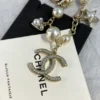 Chanel bracelet with pearl and logo