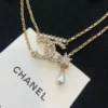 Chanel necklace with logo