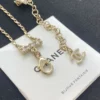 Chanel necklace with logo