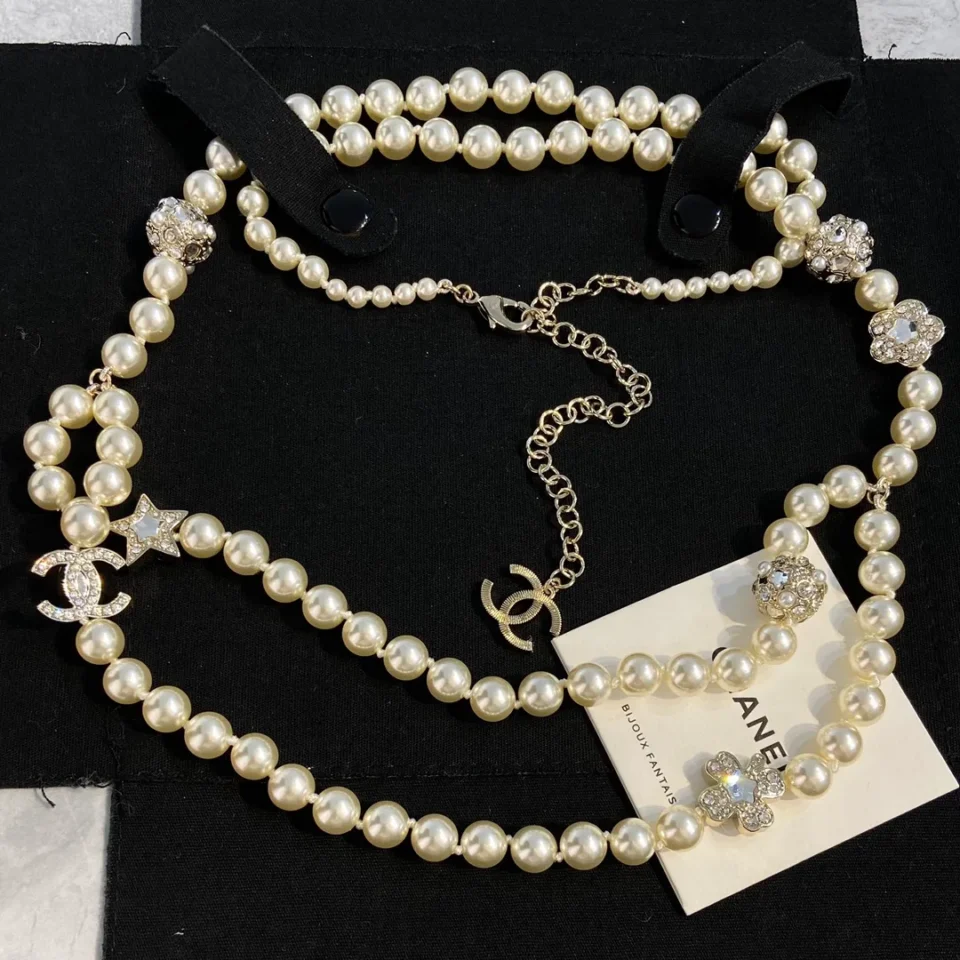 CHANEL BIJOUX FANTAS Pearl Waist Chain