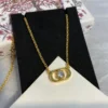 DIOR CD Necklace ,pink diamond ,white diamond