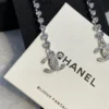 CHANEL crystal earrings