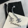 CHANEL crystal earrings