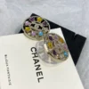 Chanel multicolor prismatic studs