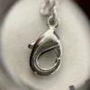 CHANEL hear shape pedant necklace ,golden/silver