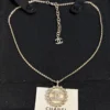 CHANEL diamond necklace ,golden/silver
