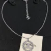 CHANEL diamond necklace ,golden/silver