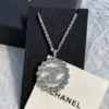 CHANEL diamond necklace ,golden/silver