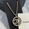 CHANEL diamond necklace ,golden/silver