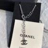 CHANEL diamond necklace ,golden/silver