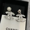 CHANEL diamond earrings ,golden/silver