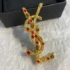 YSL Art Deco Brooch