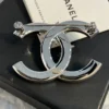 CHANEL crystal Star Brooch