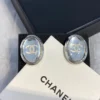 CHANEL Mirror studs