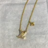 Golden LV Pedant necklace