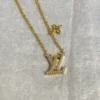 Golden LV Pedant necklace