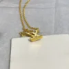 Golden LV Pedant necklace