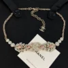 Chanel vintage wheat shape necklace