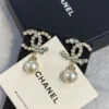 CHANEL pearl earrings