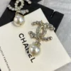 CHANEL pearl earrings