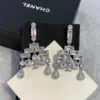 CHANEL Cascading drop pedant earrings