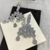 CHANEL Cascading drop pedant earrings