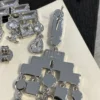 CHANEL Cascading drop pedant earrings