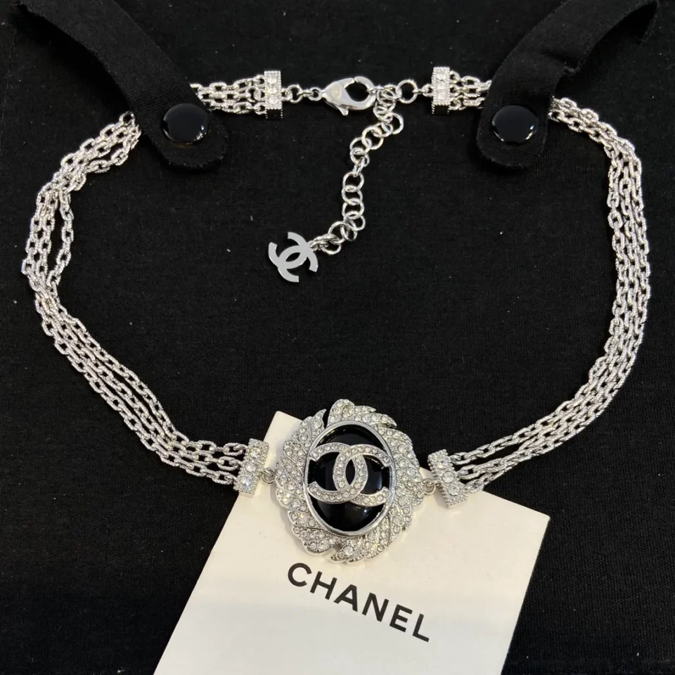 ​​CHANEL layered choker
