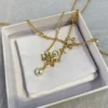 ​​Dior sunflower necklace ,sunflower bracelet
