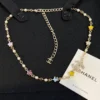 Chanel  crystal necklace with multicolor star shape crystal