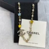 Chanel  crystal necklace with multicolor star shape crystal