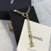 Chanel  crystal necklace with multicolor star shape crystal