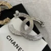 Chanel textured brooch