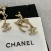 CHANEL deer earrings