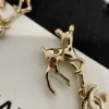 CHANEL deer earrings