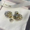 Dior pearl ear studs