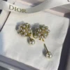 Dior pearl ear studs