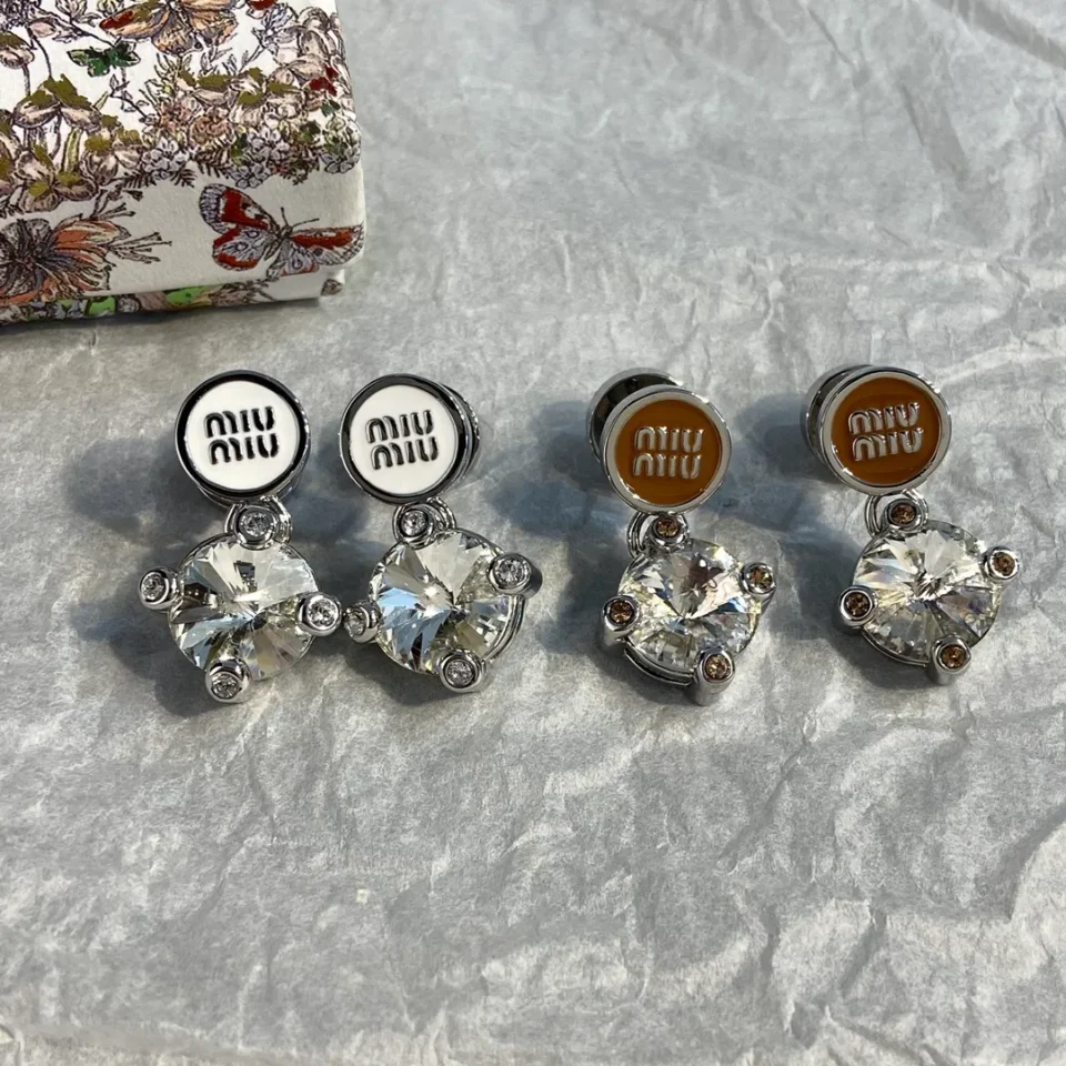 MIU MIU crystal earrings