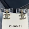 CHANEL bow earrings and necklace set