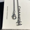 CHANEL Clover Earrings ,black and white