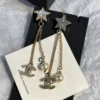 Chanel tassel earrings with stars